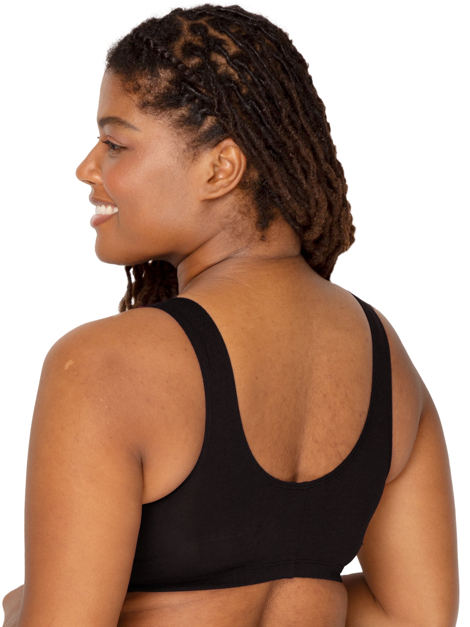Fruit of the Loom Women's Comfort Front Close Sports Bra, 3-Pack, Style 96014D