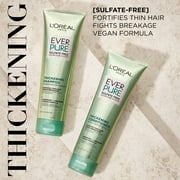 LOreal Paris Sulfate Free Thickening Shampoo for Fortifying Fine Hair, EverPure, 8.5 fl oz