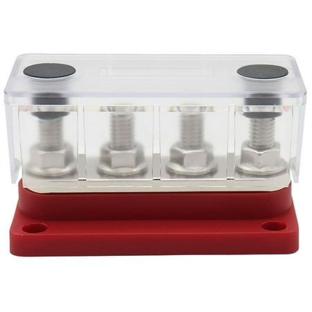 

FRCOLOR Terminal Bus Bar 300A Terminal Strip Car Terminal Strip Electrical Bus Bar Block