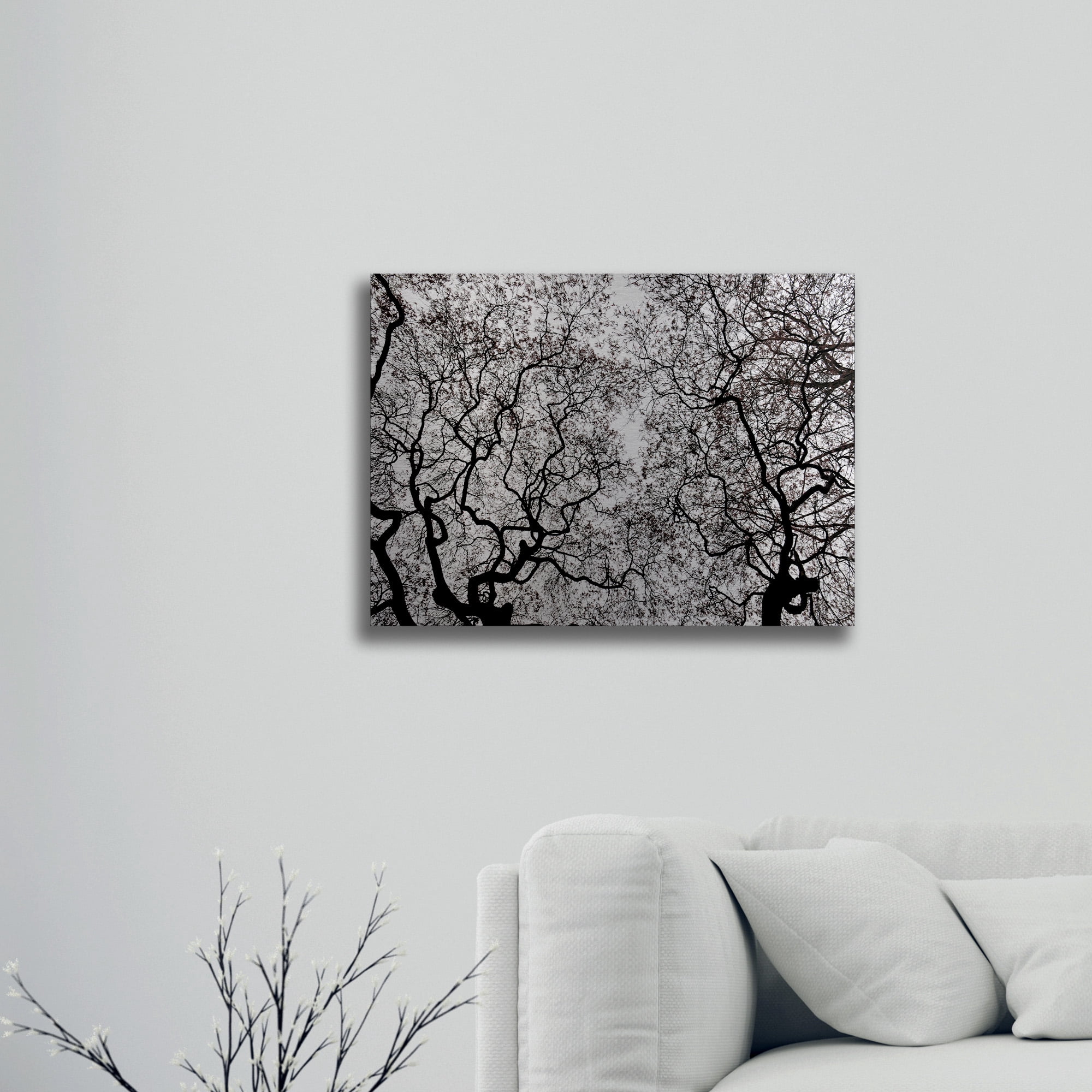 Trademark Fine Art 'Japanese Maple Spring Abstract' Brushed Aluminum Wall Art Art by Kurt Shaffer