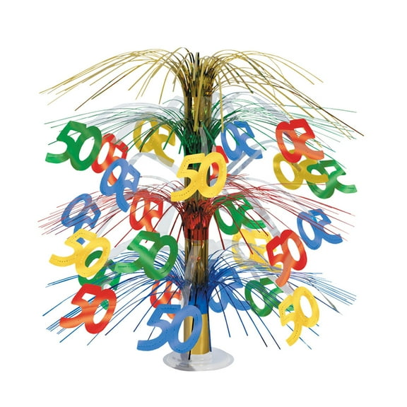 50" Cascade Centerpiece 18" - Multicolor- Pack of 6