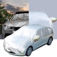 thumbnail image 1 of Xihbxyly Parasol Universal para Coche, Protección para Parabrisas, Aislamiento de Alta Densidad, Fácil Instalación, Protección Contra El Calor En Verano, Refrigeración Interior, Paquete de 1, 1 of 5