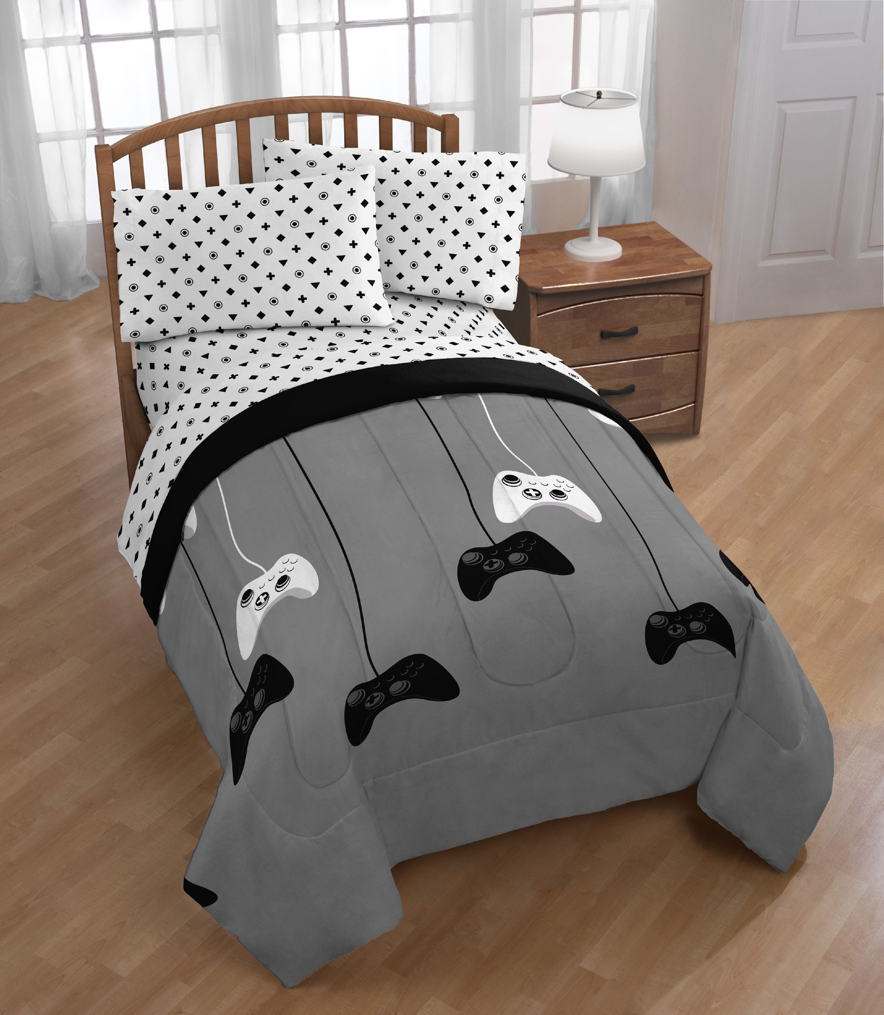 Gift for Boy Gamer Print Pillowcase Bedroom Cushion Cover Pillows Pillow Case