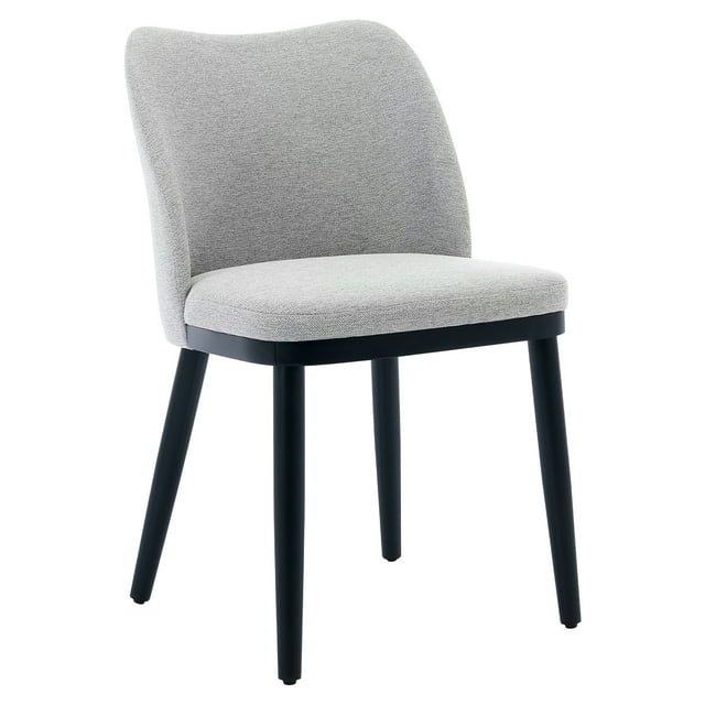 Juego de 2 Sillas de Comedor: Sillas Laterales de Comedor Tapizadas en Tela, Silla para Mesa de Comedor con Asiento Acolchado y Patas de Madera - Sillas de Comedor Modernas para Cocina, Restaurante,