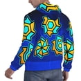 thumbnail image 4 of Lsque Geometry Dash Pattern Casual Men's Hoodie,Hooded Sweatshirt with Kangaroo Pocket,Pullover Hoodie-Large, 4 of 8