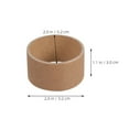 thumbnail image 2 of Phenofice 10Pcs Small Paper Tube Kraft Paperboard Tubes Bulk Pack for Craft Making and Decorating, 2 of 8