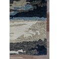 thumbnail image 5 of Saraswati Global Blue Wool & Viscose Abstract Hand-Tufted Carpet For Living Room Bedroom 5x8 Feet, 5 of 7