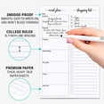 thumbnail image 6 of Magnetic Weekly Meal Planner Notebook for Fridge, Tear-Off Grocery List Magnet Pad with Budget Planner & To Do List, 52-Week Food Journal for Kitchen Organization, 6 of 6