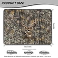 thumbnail image 7 of Xixirimido All Weather Car Trunk Mat 29" x 39" Decorative Cargo Liner, Heavy Duty Rear Trunk Protector Universal Auto Interior Accessories, Deer Forest Camouflage, 7 of 7