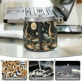 thumbnail image 6 of Yayeee Ashtray with Lid for Cigarette Smokeless Stainless Steel Home Ash Holder, Black Dinosaur, 6 of 7