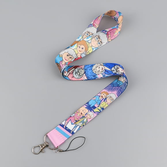 Fashion Old Women Lanyards for Keys Neck Strap ID Card Gym Cell Phone Straps USB Badge Holder DIY Hang Rope Lariat Lanyard 1