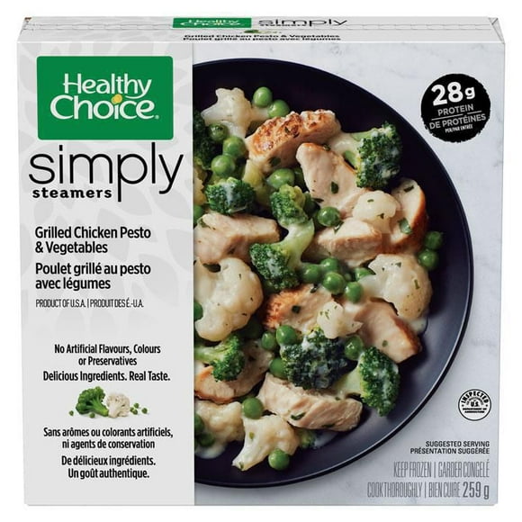 Healthy Choice Simply Steamers Grilled Chicken Pesto & Vegetables, 259g