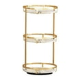 thumbnail image 3 of hengtong 2 Pieces Bathroom Vanity Tray Kitchen Condiment Storage Shelves , StyleD, 3 of 9