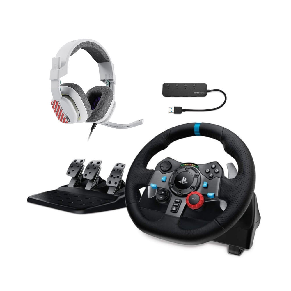 Logitech G29 Driving Force Racing Wheel and Floor Pedals with Headset