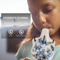 thumbnail image 3 of Ceramic 6-hole Alto Ocarina Portable Beginner Ocarina Mini Ocarina Instrument, 3 of 4