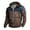 93#Brown, variant on Mens Western Aztec Navajo Print Quarter Zip Hoodie Heavyweight Fleece Lined Muscle Fit Long Sleeve Pullover Sweatshirt Kangaroo Pocket Drawstring Hood Warm Fall Winter Streetwear Gray XL