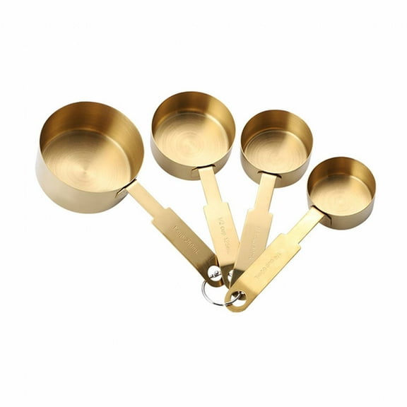 ACDANC Measuring Cups for Baking,Ergonomic Design Measuring Spoons and Cups,Doesn’T Take Up Much Space Measuring Spoons Set,Silver