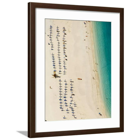 Myrtos Beach, the Best Beach for Sand Near Assos, Kefalonia (Cephalonia), Greece, Europe Framed Print Wall Art By Robert