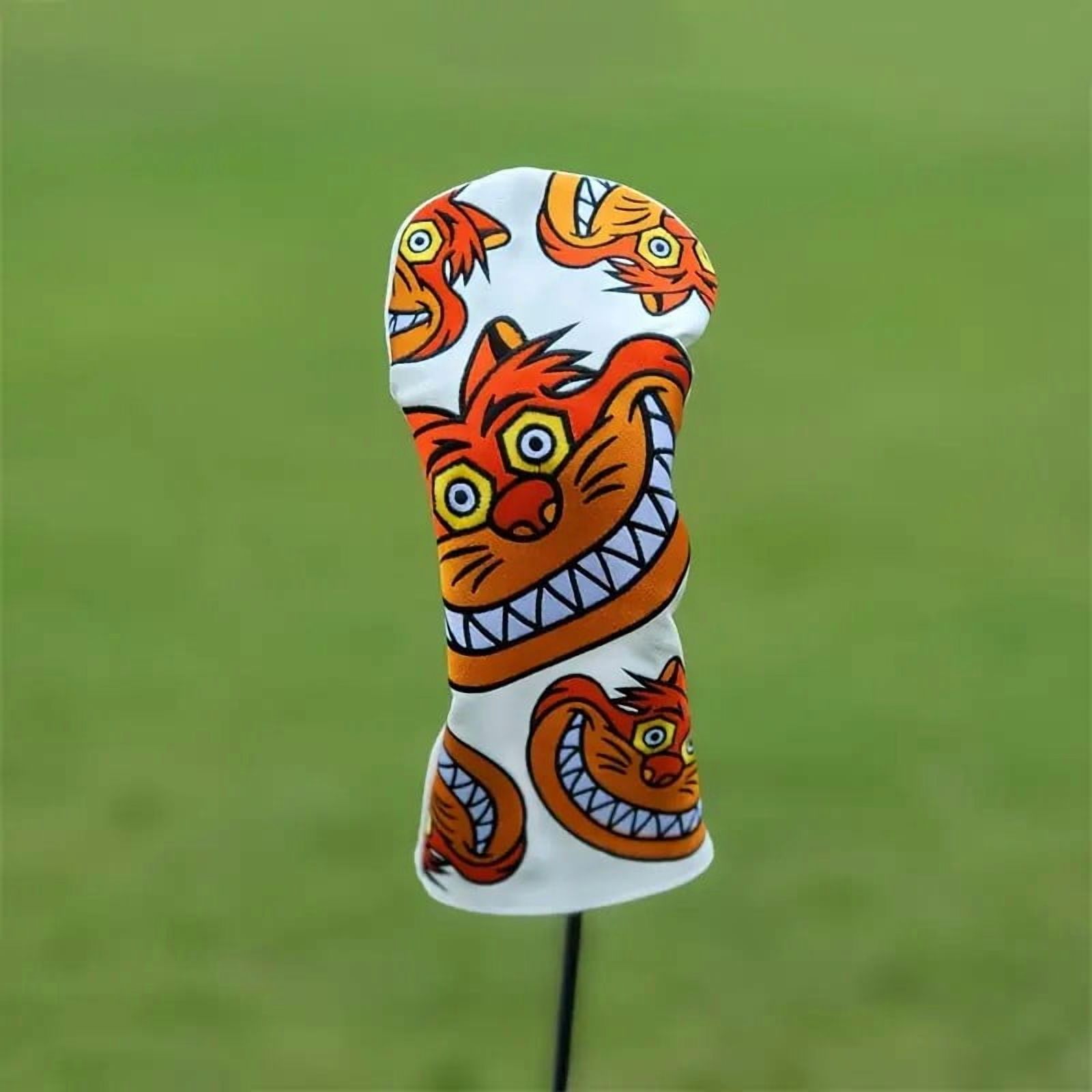 Coffee Cat Golf Club Headcover – PU Leather Driver