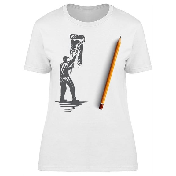 Cool Painting Walls T-Shirt Women -Image by Shutterstock, Female 3X-Large