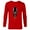 New Red, variant on Alien: Romulus Xenomorph Head Skull and Double Jaws Art - Long Sleeve T-Shirt for Men - Customized-White