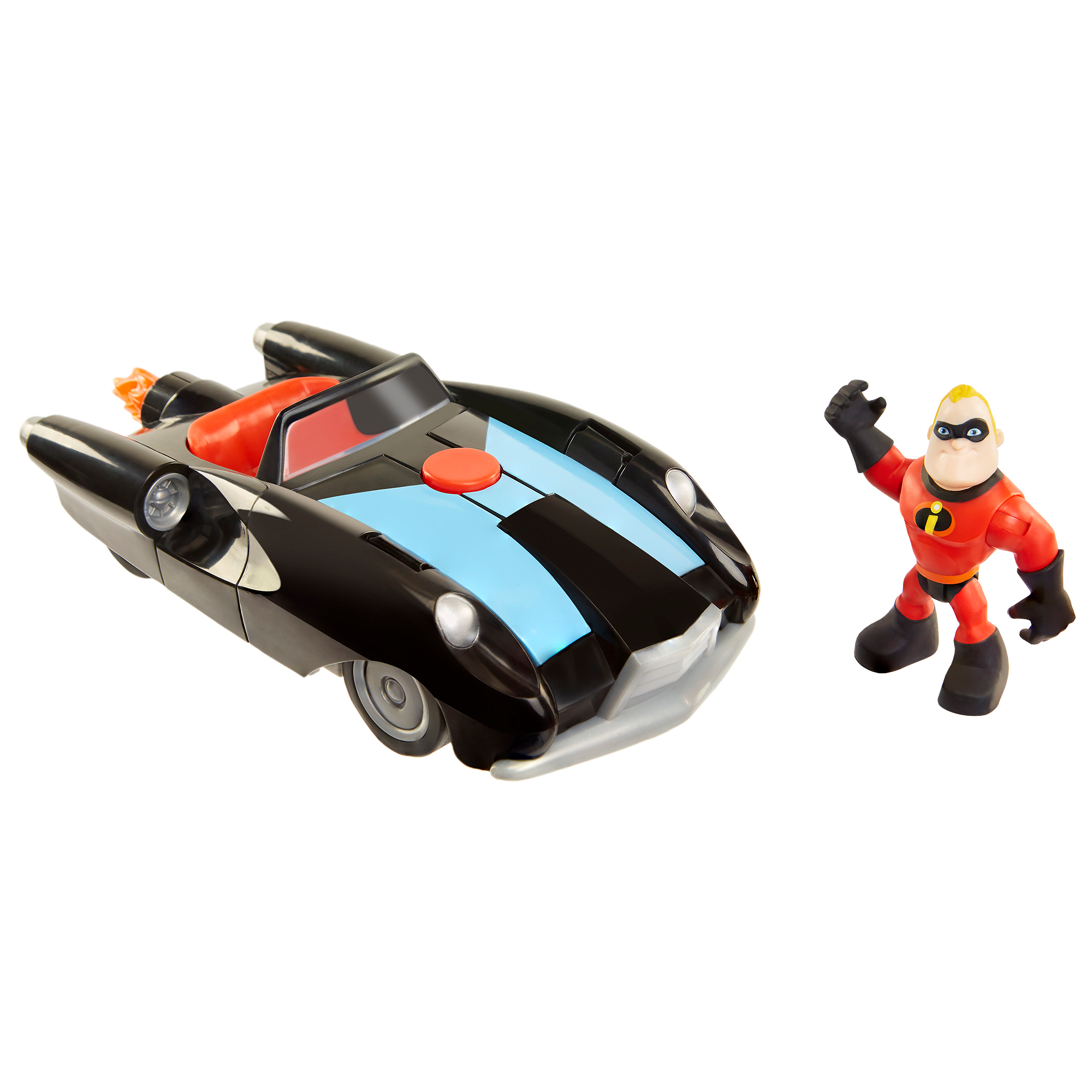 Incredibles 2 Junior Supers Vehicle Playset - Incredibile with Mr. Incredible