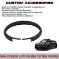 thumbnail image 5 of Xotic Tech Black Aluminum Alloy Remote Control Key Cover Ring Rim Surrounding Compatible with Mini Cooper JCW R55 R56 R57 R58 R59 R60 R61, 5 of 8