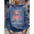 thumbnail image 3 of Kid Boys Casual Tops Cute Bear Print Pullover Spring Autumn Long Sleeve Letter Graphics Hoodies Sweatshirt, 3 of 8