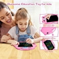 thumbnail image 3 of Juguetes para niñas y niños de 3 4 5 6 años, tableta de escritura LCD de 8,5 pulgadas, regalo de cumpleaños para niñas de 2 a 6 años, regalos para niños pequeños, cerdo rosa oso de fresa Electrónica, 3 of 6