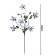 thumbnail image 6 of Yesbay Faux Columbine Flower Artificial Flowers with Bendable Stems Realistic Fake Flower Stem for Home Wedding Bouquets Decor, 6 of 9