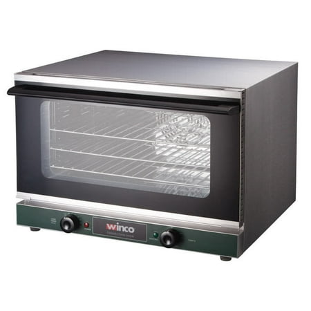 Winco ECO-500, 1.5 Cu.ft Half-Size Countertop Convection Oven, 120V~60Hz, 1600W, 13.3A,