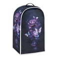 thumbnail image 2 of HELLHERO Dark Blue and Purple Rose Coffee Machine Dust Cover for Kitchen Use Dustproof, 2 of 6