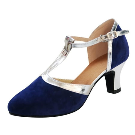 

iFshaion Discount Hot New! Women s Fashion Ballroom Tango Latin Dancing Shoes Sequins Shoes Social Dance High Heels Shoes