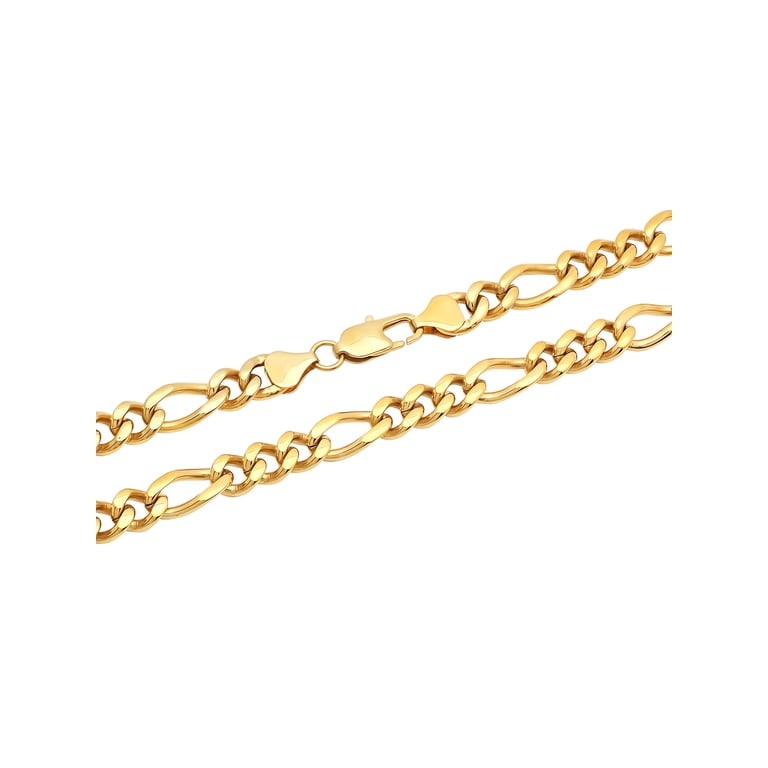Brilliance Fine Jewelry Men's Gold-Tone Figaro Link Chain photo 2