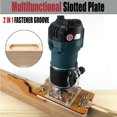 thumbnail image 4 of Wood Router Table Insert Plate, Slotting Router Slotting Plate Fine Workmanship Robust Construction  for Woodworking, 4 of 7