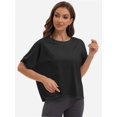 thumbnail image 2 of Women's Loose Fit Crewneck T-Shirt - Short Sleeve Casual Top, Summer Basic Tee, 2 of 4
