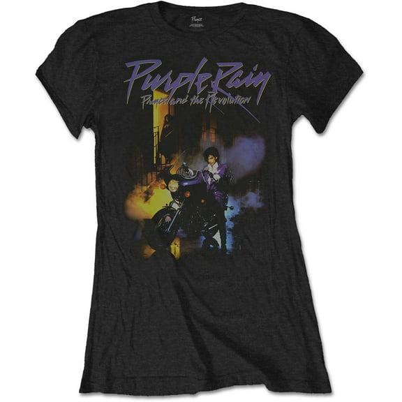 Prince Ladies T-Shirt: Purple Rain (X-Small)