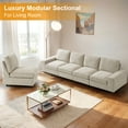 thumbnail image 6 of Fairyland Modern Sectional Sofa, Modular Storage Sofa Couch with Free Splicing for All Space, Beige (Seat Part), 6 of 8