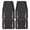 Black Pink Diamond, variant on CAR GRAND Bling Diamond Rubber Automotive Floor Mats Full Set Anti-slip Water Proof Universal Fit Glitter Crystal Sparkly Shining Rhinestone Girl Woman Lady Femal Black Silver