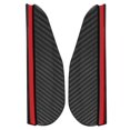 thumbnail image 5 of 2uds. 2 uds espejo retrovisor del coche cubierta de lluvia visera de sol accesorios exteriores de fibra de carbono, 5 of 5
