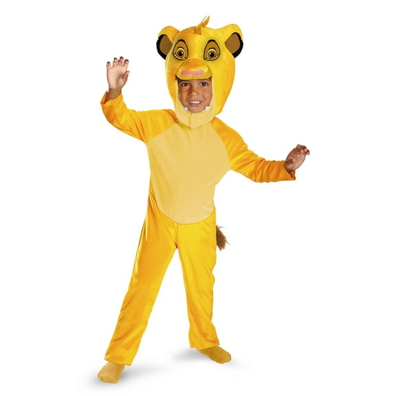 Disguise Simba Classic Boy's Halloween Fancy-Dress Costume, Toddler 3T-4T