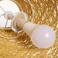 thumbnail image 3 of WHAMVOX Rattan Lamp Shades Classic Khaki Grass Vine for Housewarming 1Set, 3 of 8