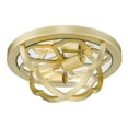 thumbnail image 1 of Golden Lighting 5926-FM OG Saxon Flush Mount, Olympic Gold, 1 of 1