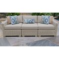 thumbnail image 2 of Coast 3 Piece Outdoor Wicker Patio Furniture Set in Beige, 2 of 2