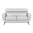 thumbnail image 1 of True Contemporary William Tufted Faux Leather Loveseat, 1 of 17