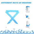 thumbnail image 3 of pitrice Cooling Bandana Ice Pack Gel Set Hot Weather Freeze Cooling Neck Wraps for Extremely, 3 of 9