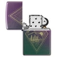 thumbnail image 5 of Zippo Geometric Outdoor Design Iridescent Pocket Lighter, 5 of 7