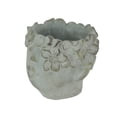 thumbnail image 2 of Pucker Up Concrete Head Kissing Face Mini Decor Succulent Planter 7 Inch Tall, 2 of 5