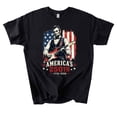 thumbnail image 2 of Abraham Lincoln Guitar T-Shirt, America 250th Patriotic Music Tee (1776-2026), Fourth of July Tshirt, 2 of 4