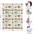 thumbnail image 4 of Lovely Dog Breeds Blanket,Comfortable Soft Flannel Throw Blanket,All Season,Warm Lightweight Blankets for Sofa Bed Couch Living Room Chair,30"x40", 4 of 4